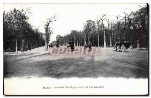 Old Postcard Paris Bois De Boulogne Allee Des Acacias