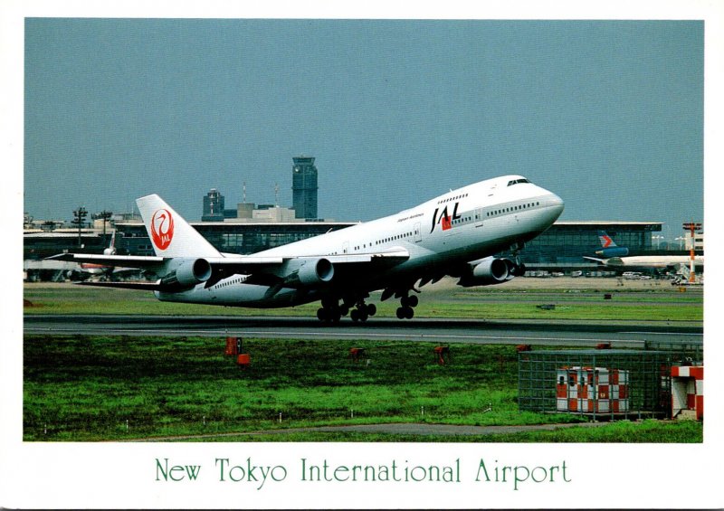 Japan Air Lines Boeing 747 At New Tokyo International Airport
