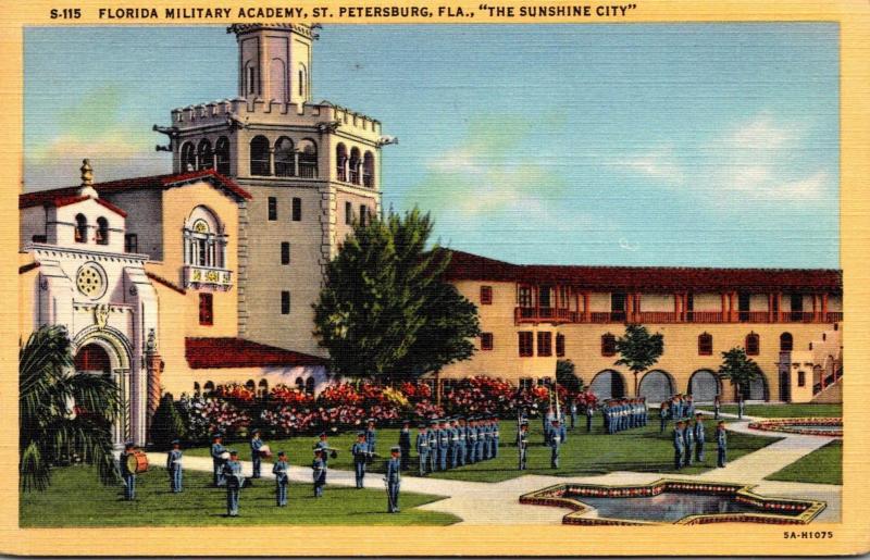 Florida St Petersburg Florida Military Academy 1947 Curteich