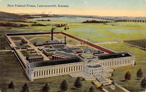 New Federal Prison Leavenworth, Kansas, USA 1913 