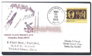 Letter US Poker Flats Rocket Site Chatanika Alaska March 21, 1973