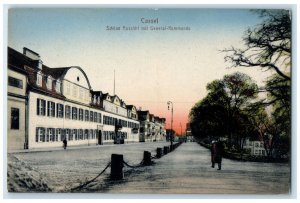 c1910 Nice View with General Gommand Cassel France Antique Postcard