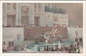 New York City Prometheus Fountain Rockefeller Center 1938