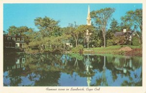 Postcard Scene of Sandwich Cape Cod Massachusetts 