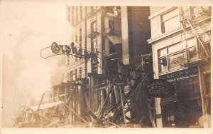 Orpheum Theatre Fire Disaster Real Photo Vintage Postcard AA69690