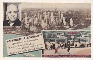 New York City Toffenetti Restaurant On Broadway