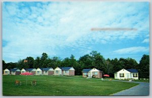 Vtg Bennington Vermont VT Sky Top Motel Harwood Hill 1950s View Old Postcard