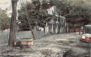 Hand Colored Postcard Road House near Yreka, California~127225