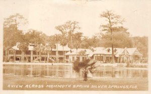 RPPC MAMMOTH SPRING SILVER SPRINGS FLORIDA REAL PHOTO POSTCARD (c. 1930s)