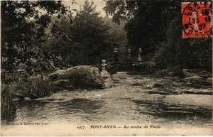 CPA Pont Aven- Au moulin du Plessis FRANCE (1026632)