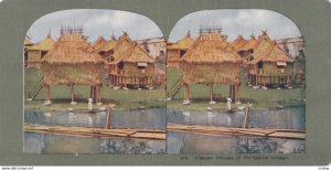 SV: Philippines Islands , 1890-10s ; Visayan Houses in Philippine Village
