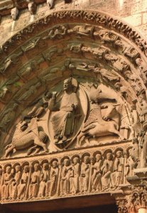 France, Cathedrale De Chartres, Portail Royal, Christ De l'Apocalypse, Postcard