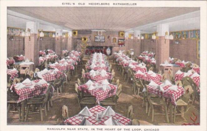 Illinois Chicago Eitel's Old Heidelberg Rathskeller German Restaurant