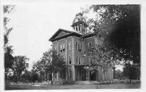 J37/ Rockford Michigan RPPC Postcard c1910 High School Building 344