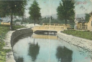 Dillon, Montana Irrigating Canal Postcard DAMAGED