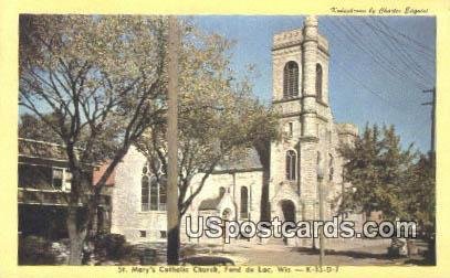 St Mary's Catholic Church - Fond du Lac, Wisconsin WI  