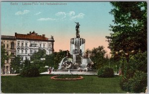 Berlin Lützow-Platz Herkulesbrunnen Postcard Germany c.1910 Posted H83