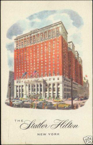 New York, The Stratler Hilton Hotel (1958)