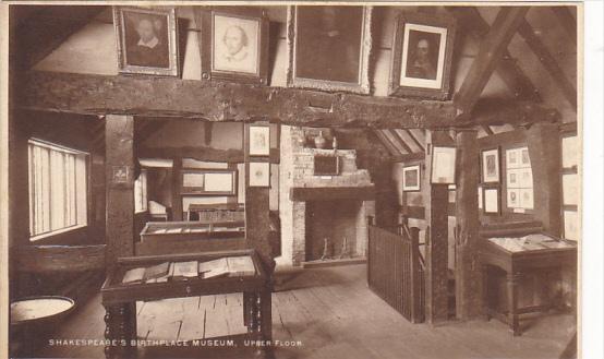 England Shakespeare's Birthplace Museum Upper Floor