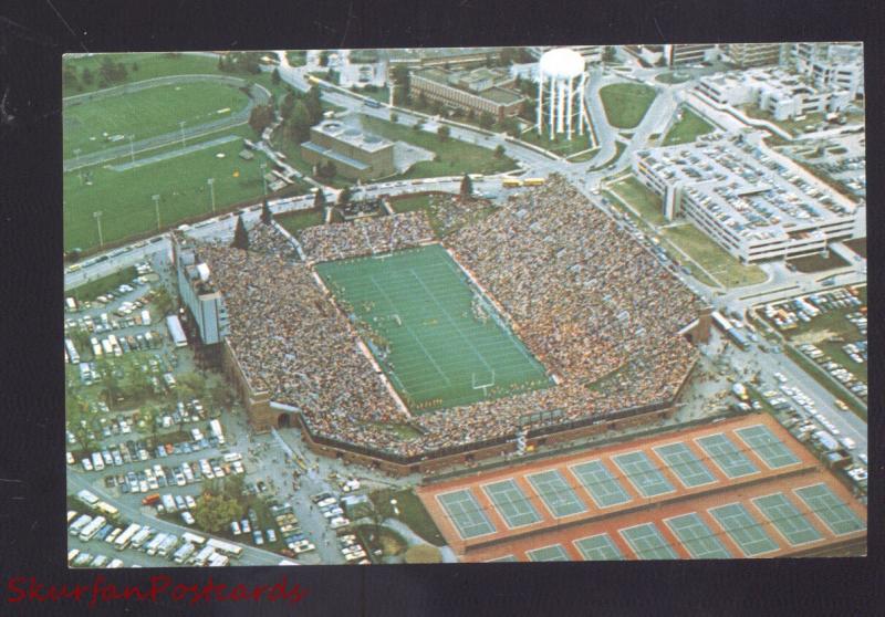 UNIVERSITY OF IOWA HAWKEYES FOOTBALL STADIUM VINTAGE POSTCARD SPORTS GAME