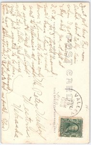 Vintage 1908 President William Howard Taft Portrait Postcard Lumiere Studio