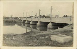 indonesia, JAVA SOERABAIA, Goebeng Gubeng Bridge (1920s) RPPC Postcard