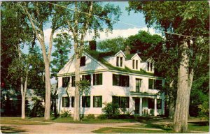 Postcard HOTEL SCENE Fryeburg Maine ME AM0216