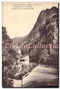 Old Postcard Auvergne Thiers Gorges of the Durolle at the foot of the Margeride