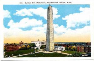 BOSTON MA - Bunker Hill Monument