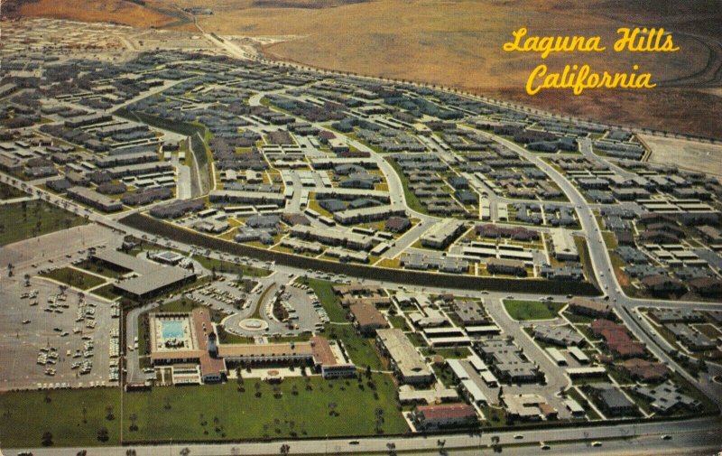 Postcard Birds Eye View of Laguna Hills, California~122101