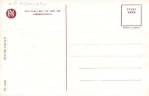 Love Romance Art signed ZP Nikolaki The Spoils of War Call to Arms postcard B918