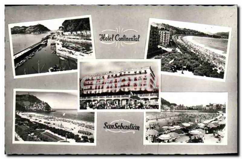 Postcard Old Hotel Contiental San Sebastian