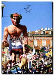 Postcard Modern Nice Carnival 1999 Her Majesty Hracles Alexis Mossa