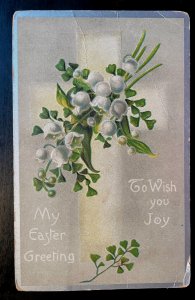 Vintage Victorian Postcard 1901-1910 To Wish You Joy, My Easter Greeting