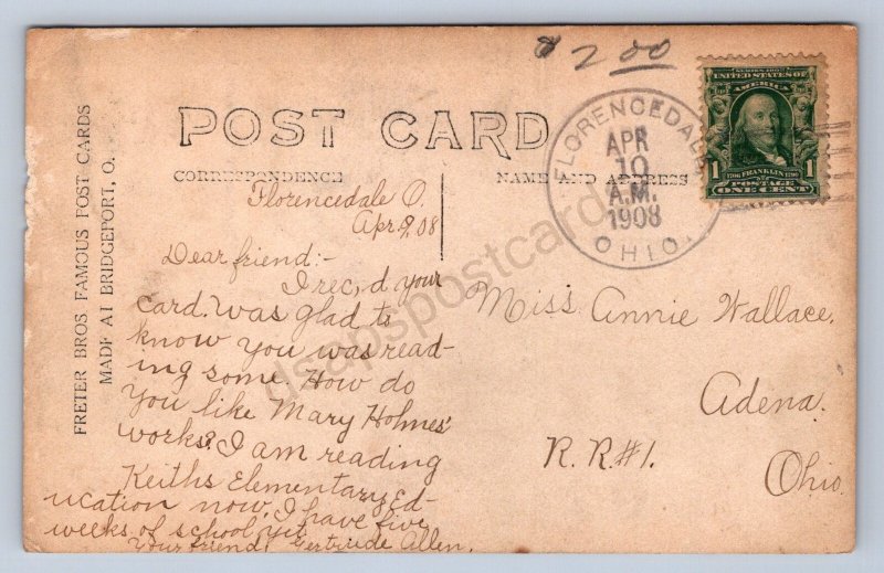 J87/ Florencedale Ohio RPPC Postcard c1910 Freter Witchhazel Coal Mine 738