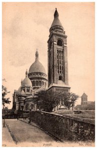 France Paris  La Basilique du Sacre Coeyr . Le Companile