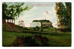 NH - New Castle. Walbach Tower at Old Fort Constitution