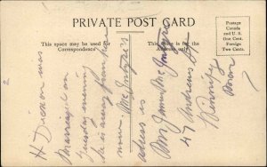 Winnipeg Manitoba Club Vintage Postcard