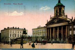 Belgium Brussells Place Royale 1925