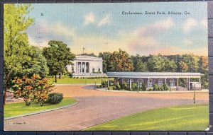 Vintage Postcard 1940 Civil War Cyclorama Grant Park Atlanta Georgia (GA)