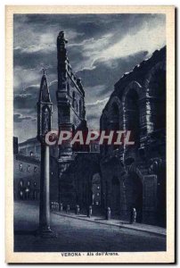 Postcard Old Verona dell & # 39Arena Ala
