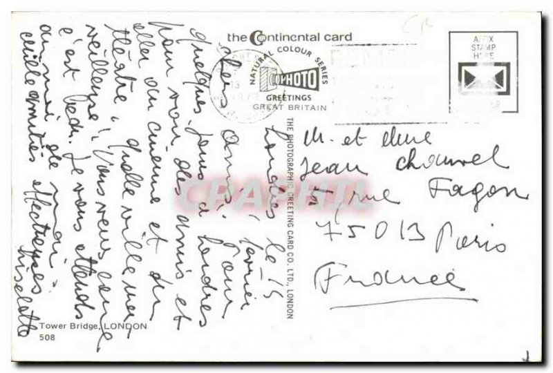 Modern Postcard Tower Bridge London