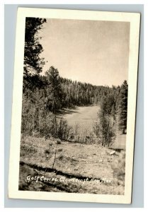 Vintage 1950 RPPC Postcard Golf Course Cloudcroft New Mexico