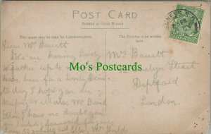 Genealogy Postcard - Barrett? - 32 Evelyn Street, Deptford, London  RF7337