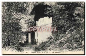 Old Postcard Premiere Cave Ky Lua Lang Son near Caves Tonkin Indochina