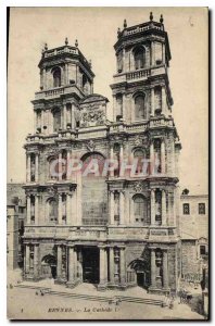 Postcard Old Rennes La Cathedrale