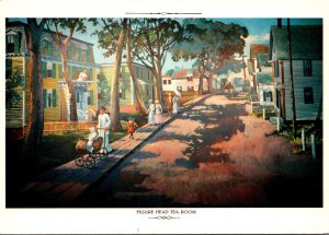 Massachusetts Cape Cod The Provincetown Inn Mural Collectioc No 14 Figure Hea...