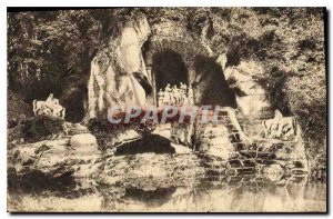 Old Postcard Versailles Park The Cave of the Baths of Apollo