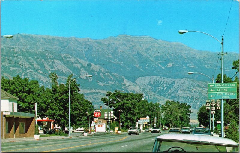 Mount Timpanogos Utah Chrome Postcard C096
