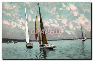 Old Postcard Fishing Boat